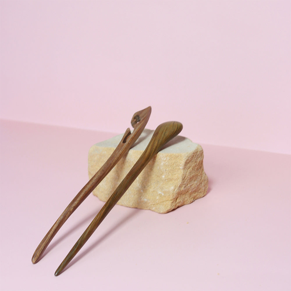 Wooden Hair Sticks