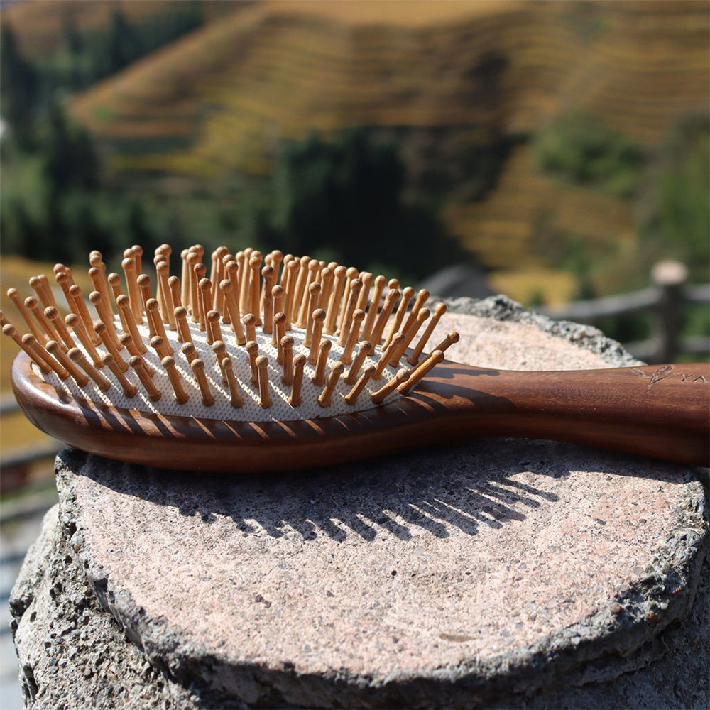 Wooden Paddle Hairbrush