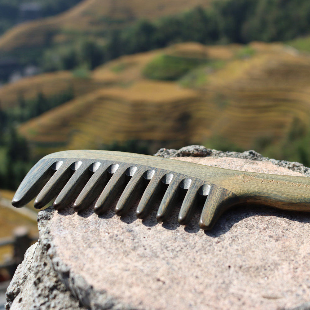 Wooden Wide Tooth Detangling Comb