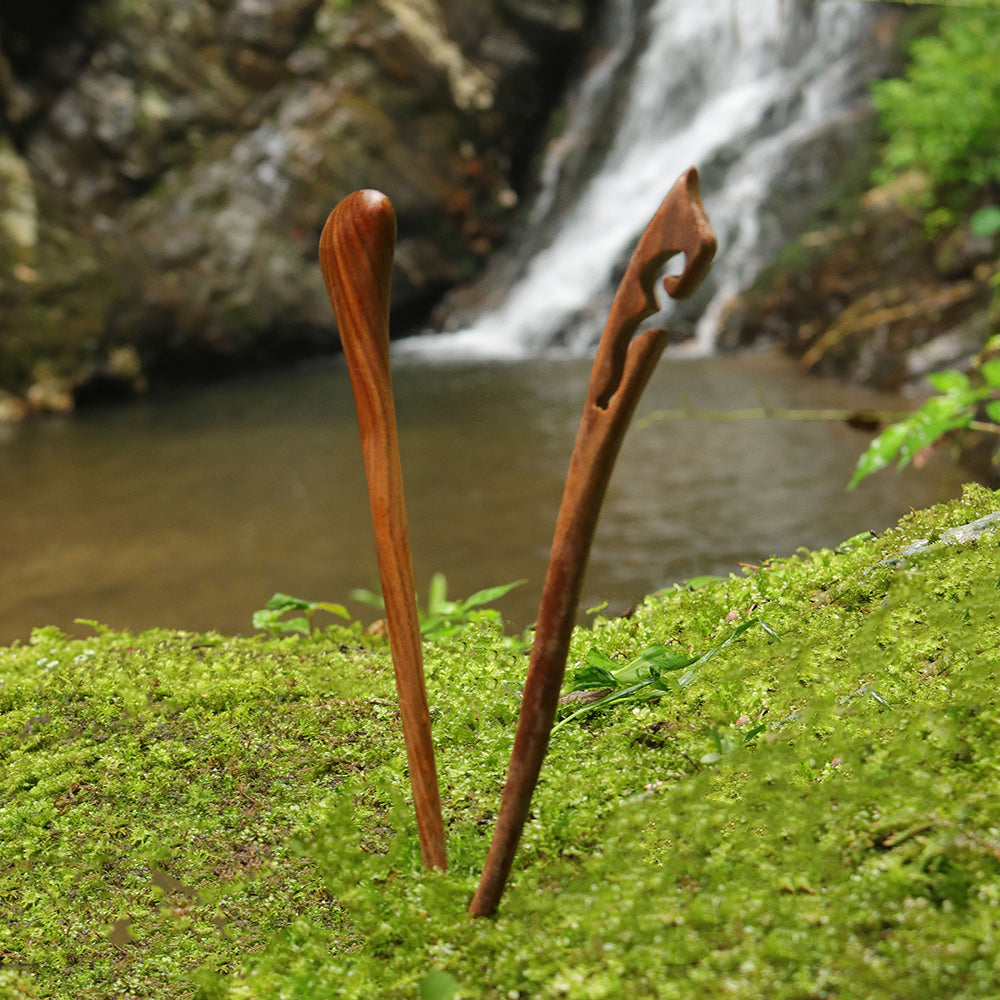 Wooden Hair Sticks