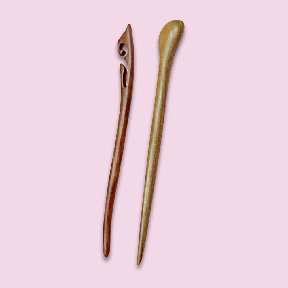 Wooden Hair Sticks